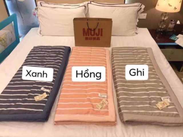 Chăn đũi MUJI xuất NHẬT mẫu mới nhất 2019,