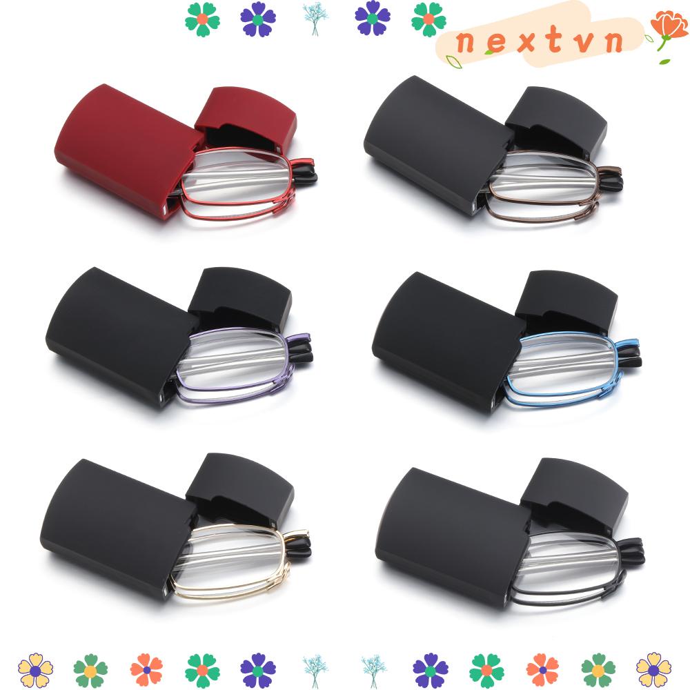 Kính đọc sách thiết kế gấp gọn tiện lợi Có hộp đựng kính 1.0-4.0 kính cận thị