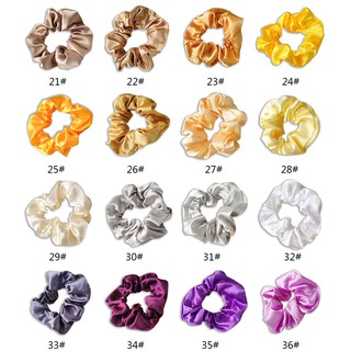 Cột tóc vải scrunchies lụa satin sỉ