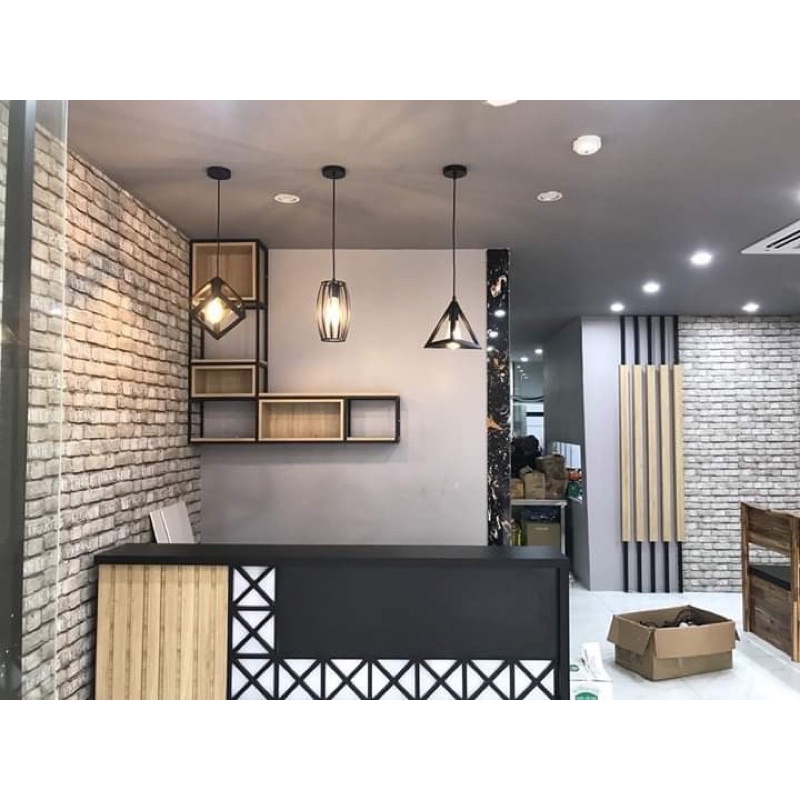 Đèn thả hình khối trang trí