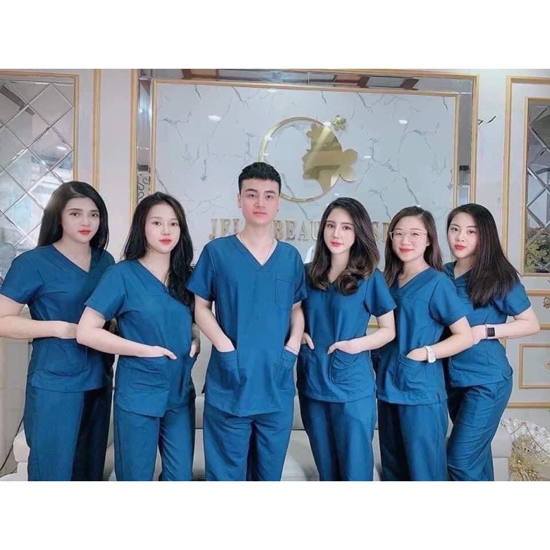 Đồng phục spa,đồng phục thẩm mỹ viện , bộ bác sĩ , HÀNG LOẠI 1 đủ size, đủ màu có sẵn