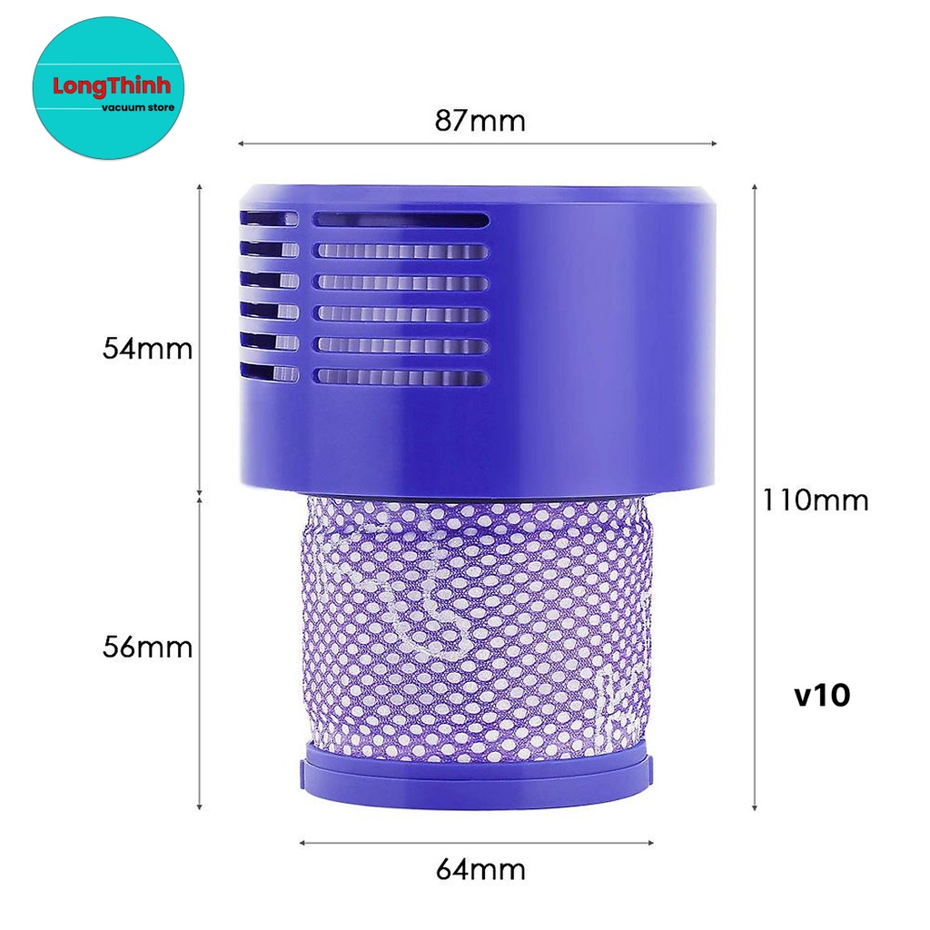 Chất lượng cao BH 3Th - lọc hepa filter cho máy hút bụi 𝘿𝙮𝙨𝙤𝙣 V10 SV12 V11 V12 V15 SV14 SV18 SV17 Digital Slim G5