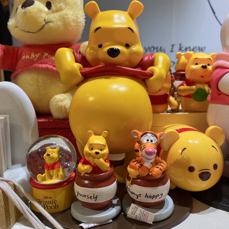 Tượng decor đồ chơi gấu Pooh và các bạn