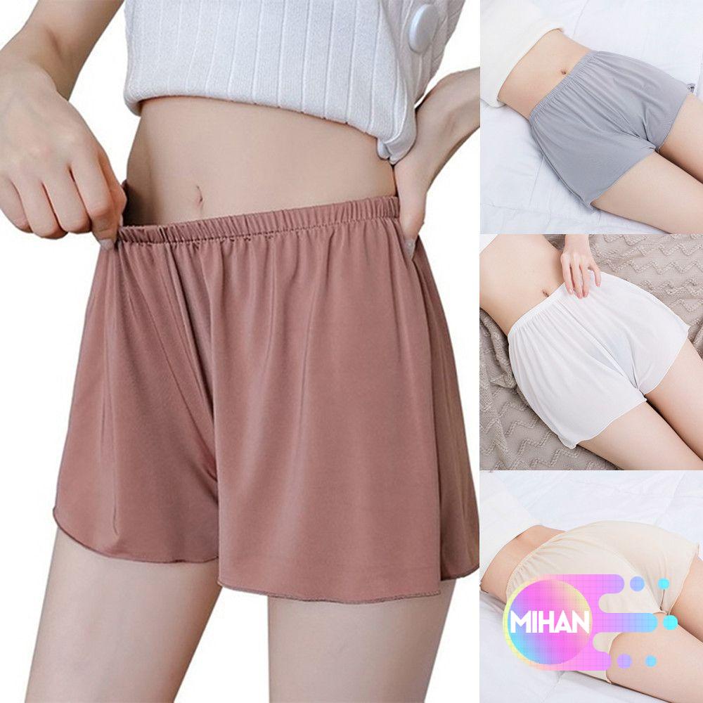 Mihan1 Bán Chạy Quần Short Ngủ Mặc Nhà Mỏng Dáng Rộng Thoáng Khí Mềm Mại Nhiều Màu Sắc Thời Trang Mùa Hè Cho Nữ