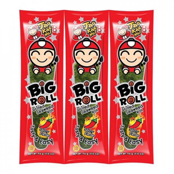 Snack rong biển nướng giòn 3 vị truyền thống/cay/mực cay Taokaenoi - Thái Lan