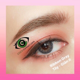 kính áp tròng ribbon gray lens