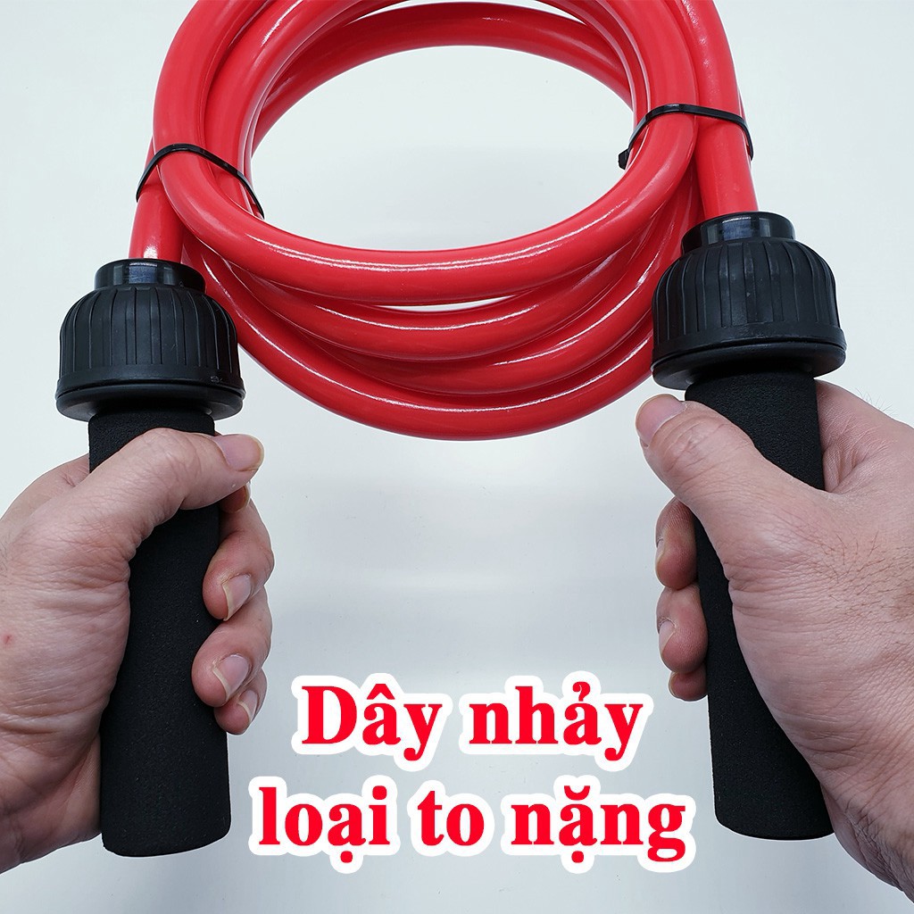 Dây nhảy boxing loại to nặng ⚡FREESHIP⚡ Dây nhảy kickfit giảm cân tập thể lực thể dục đốt mỡ đang  HOT 2021