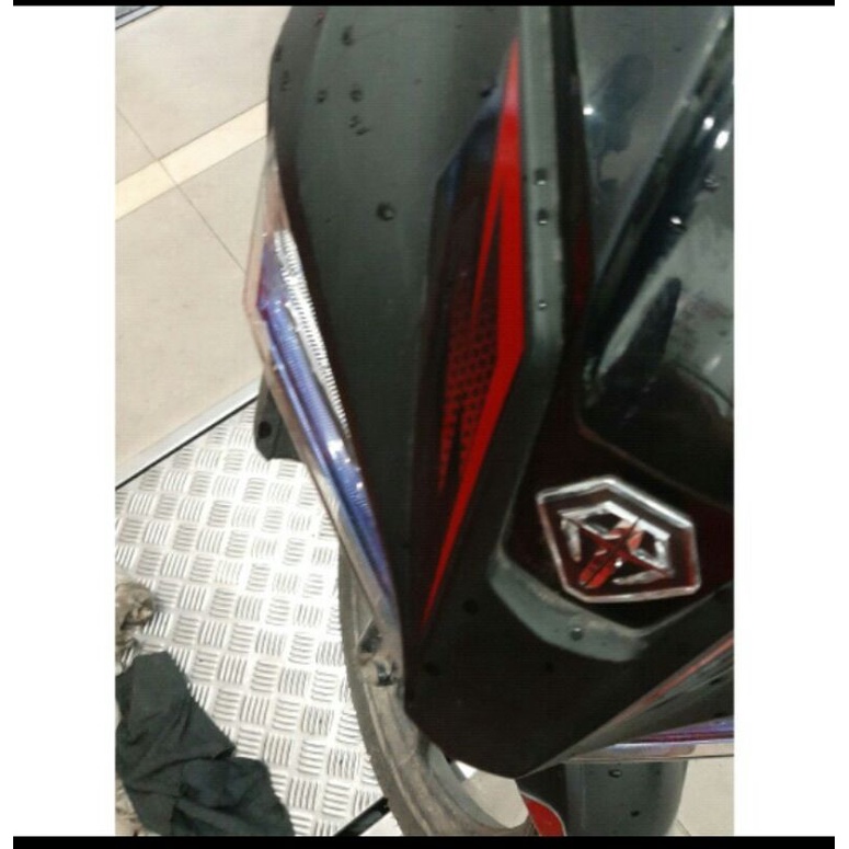 Tem balack bên yếm airblade đen mờ 2019 chính hãng honda