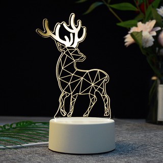 Đèn ngủ 3d mới lạ led acrylic, đèn bàn sáng tạo