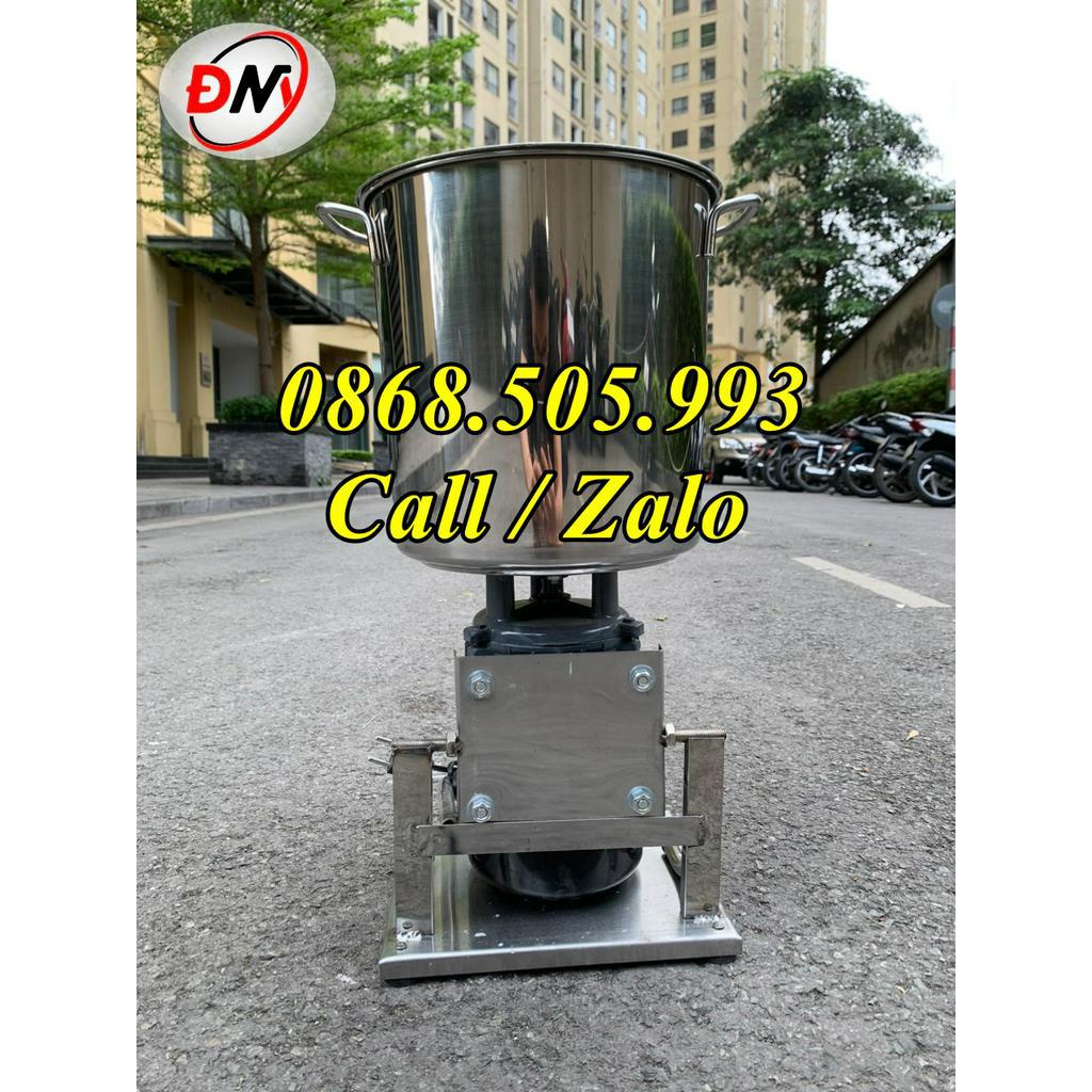 Máy xay rau má, làm sa tế, xay các loại rau củ, đánh chà bông , đường kính nồi 25cm, mô tơ công suất 1100w, nồi cao 25cm
