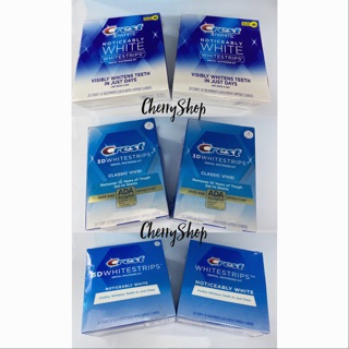 [Hàng Nhập Mỹ] Miếng dán trăng răng Crest 3D White (1h/20 miếng)