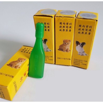 [Mã PET50K giảm Giảm 10% - Tối đa 50K đơn từ 250K] NHỎ GÁY TRỊ VE RẬN CHO CHÓ MÈO TRUNG QUỐC