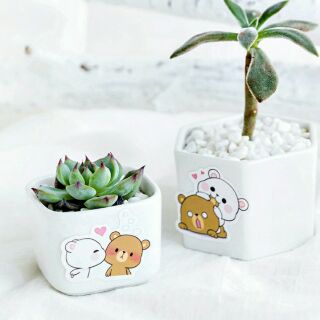 Bộ 45 sticker Couple Gấu siêu cute