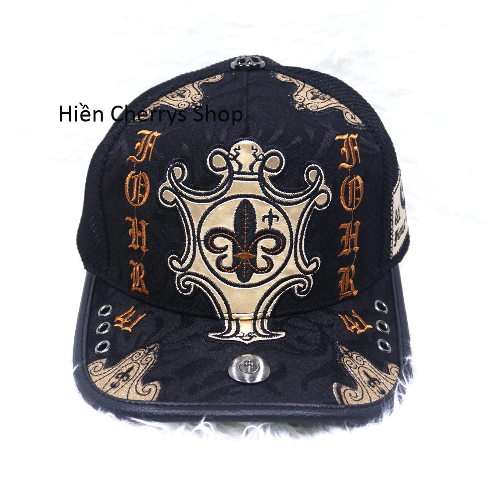 Nón kết lưới vá cotton cao cấp nhiều họa tiết &amp; thêu số 41 thời trang phù hợp cho cả nam và nữ