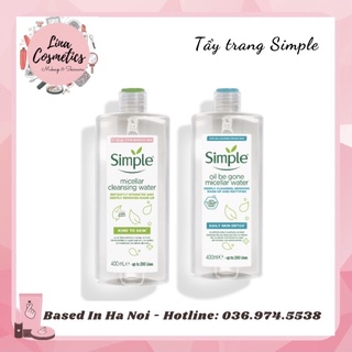 Nước Tẩy Trang Simple Kind To Skin