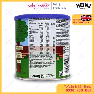 Bột Ăn Dặm HEINZ ANH vị Mỳ Ý Rau Củ Phô Mai Cho Bé Từ 7 Tháng 200g