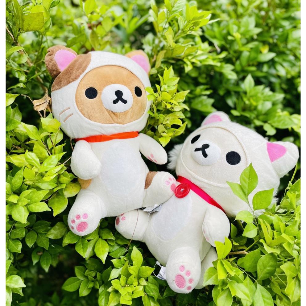 Gấu bông Rila Rilakkuma Korikkuma nhiều mẫu mặc đồ cosplay lông xù BooBooBear