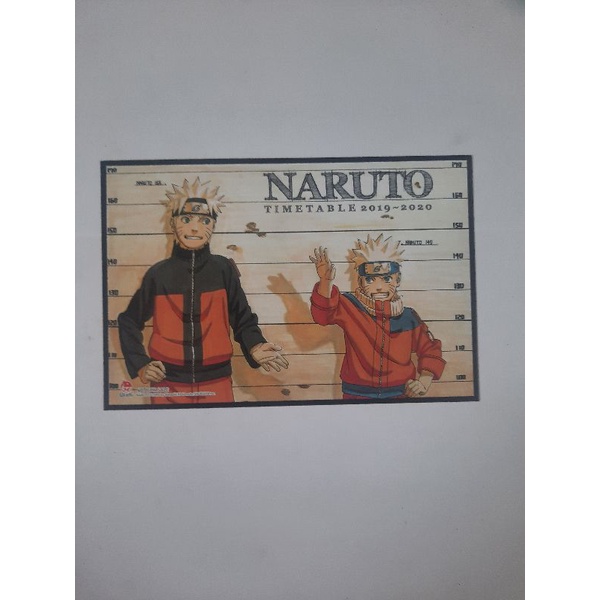 Postcard thẻ bài Naruto