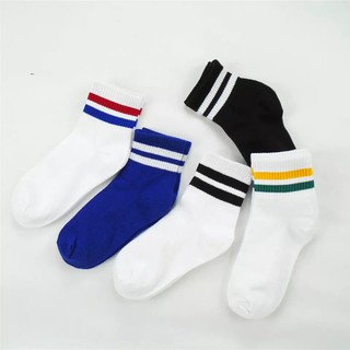 Combo 5 Đôi Tất Kẻ Cổ Cao Thời Trang TK01