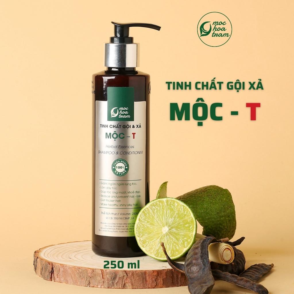 Dầu gội & xả Mộc-T Mộc Hoa Tràm, 100% thiên nhiên, sản phẩm từ tinh dầu thiên nhiên