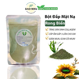 100gr Bột Rong Biển Xanh Tự Nhiên