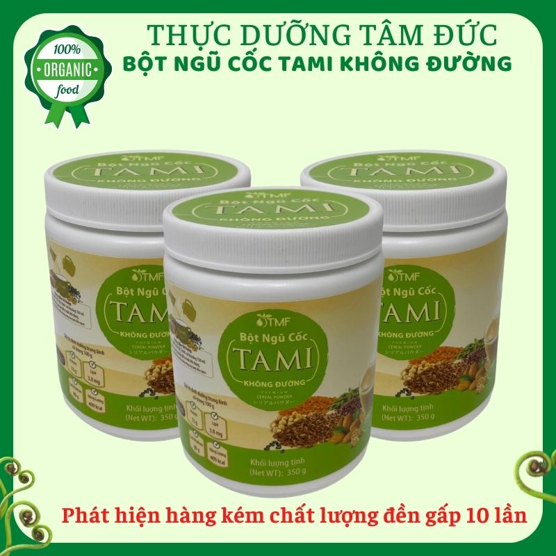 Bột ngũ cốc không đường tami hũ 350gr [TMF]