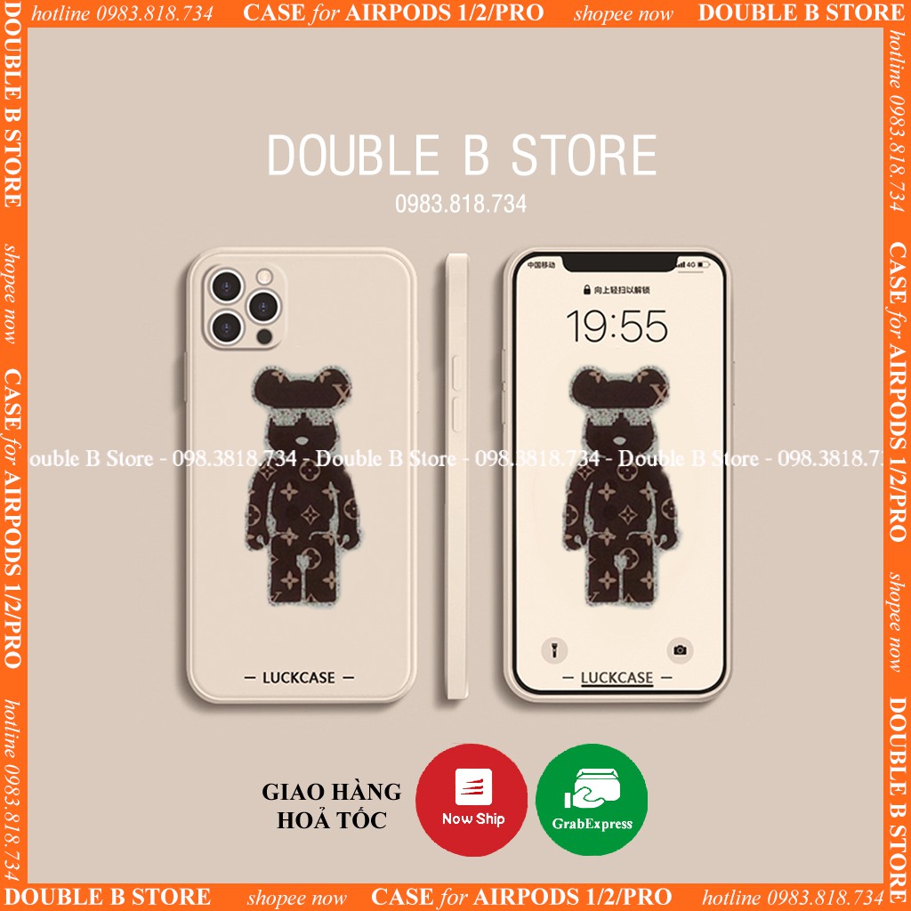 Ốp silcone dẻo 6PLUS đến 12 PRO MAX - kAWS mẫu mới siêu ngầu - Siêu thời trang