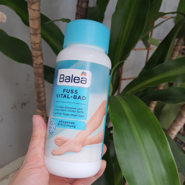 Muối ngâm chân Balea Fuss Vital Bad 450g nội địa Đức - Shop Melyca