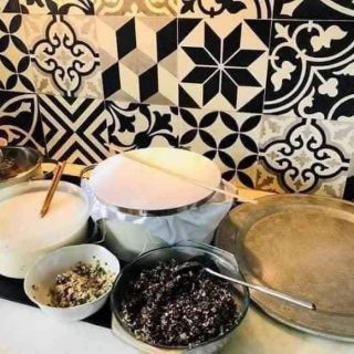 Bộ khuôn bánh cuốn kèm bột