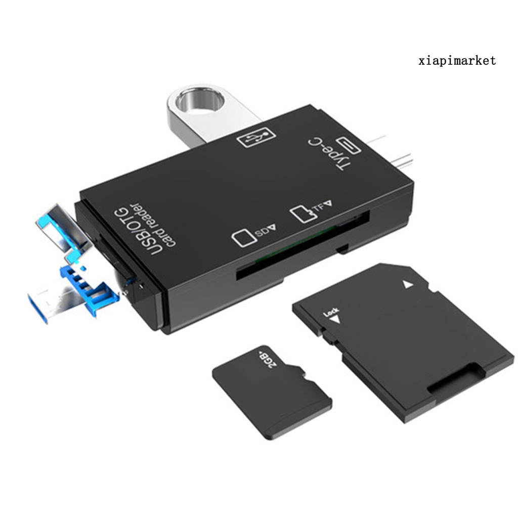 Đầu Đọc Thẻ Nhớ Usb 2.0 Type-C Micro-Sd Tf Đa Năng 3 Trong 1