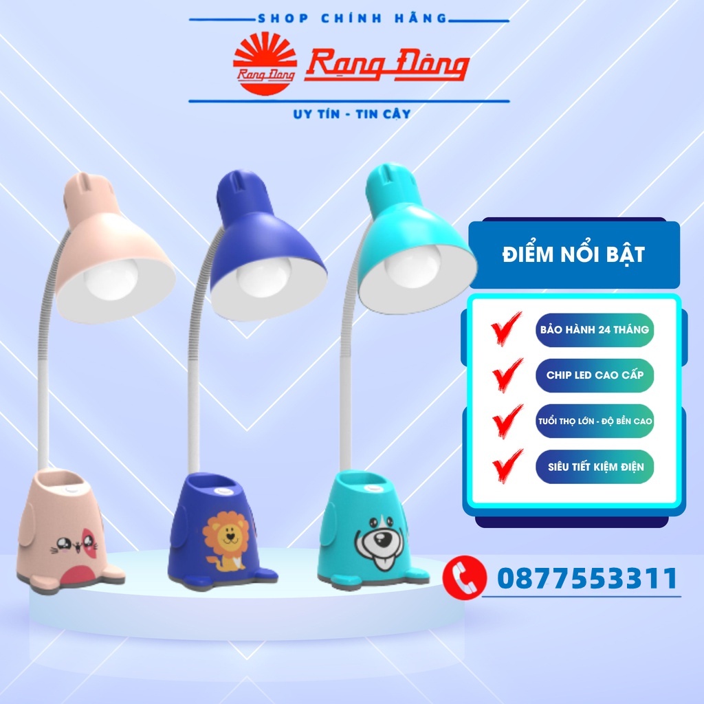 Đèn led để bàn chống cận Rạng Đông, RD.RL24.LED phát màu ngẫu nhiên