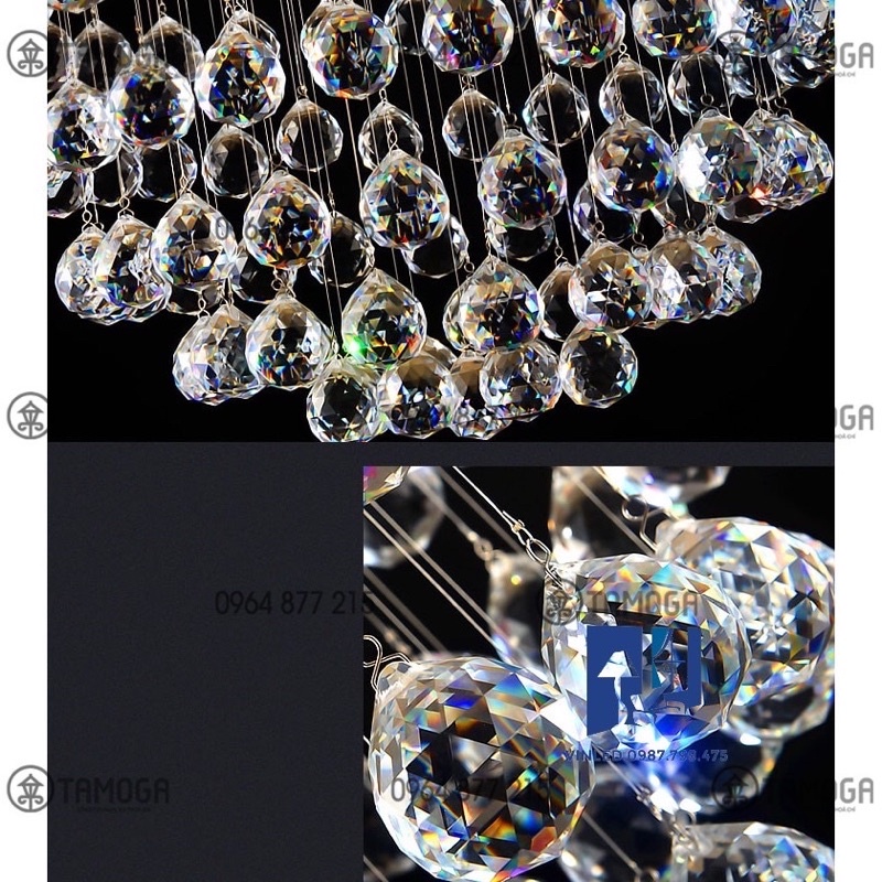 Đèn thả tông tầng HAPOVA ACRY 6189