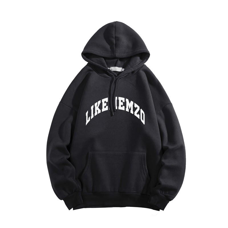 (A245) Áo hoodie basic 4 màu trắng đen xám tím size S đến 3XL | BigBuy360 - bigbuy360.vn