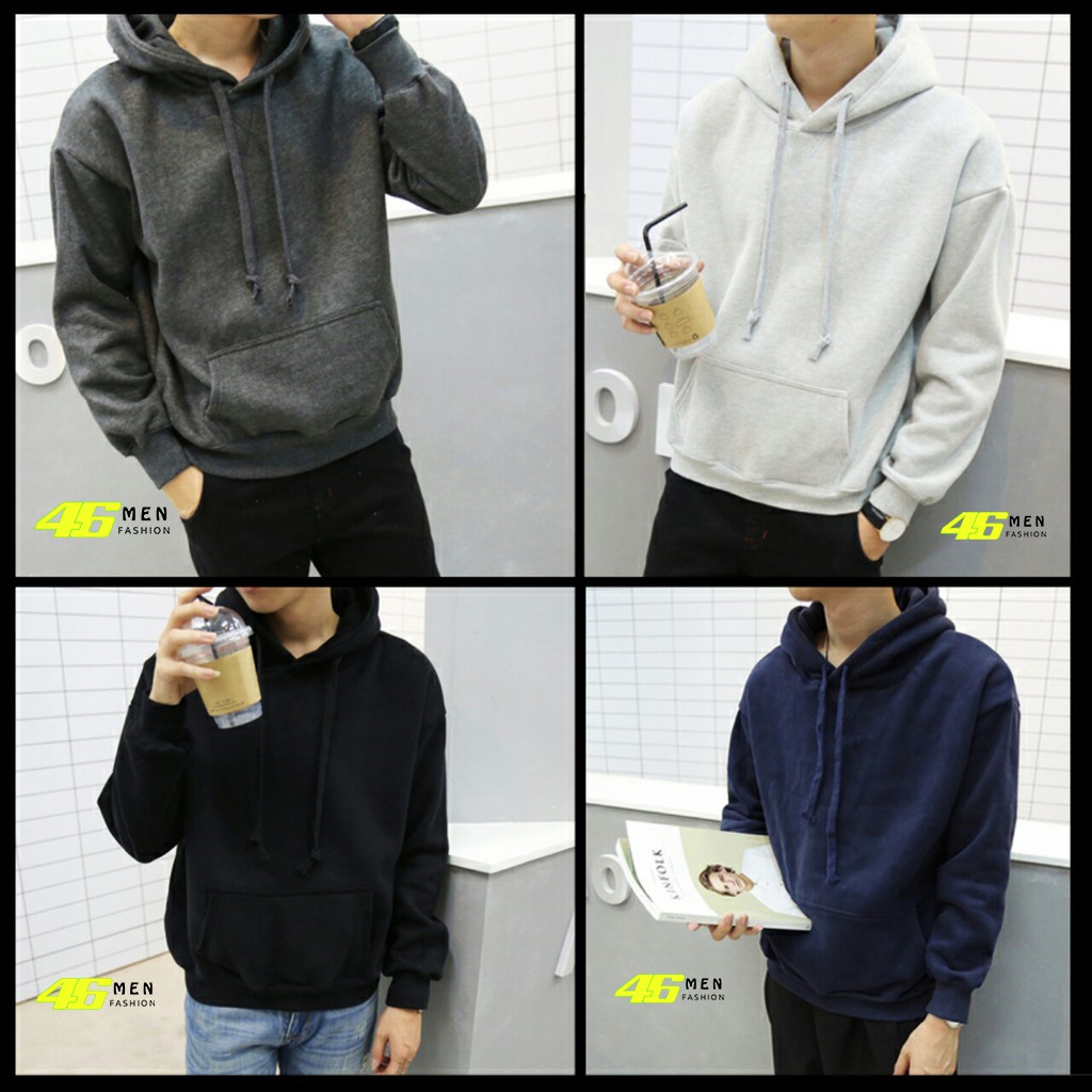 Áo khoác hoodie vải nỉ form vừa phối nón cực đẹp MFK025 | BigBuy360 - bigbuy360.vn