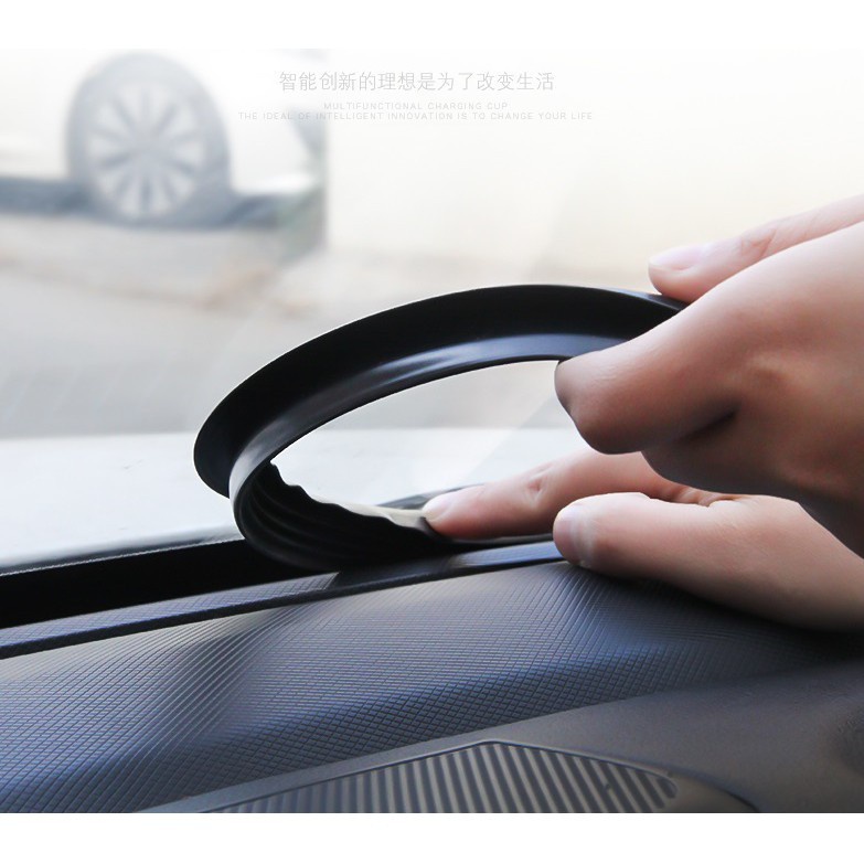 2m Gioăng cao su chữ T chắn khe kính lái xe hơi