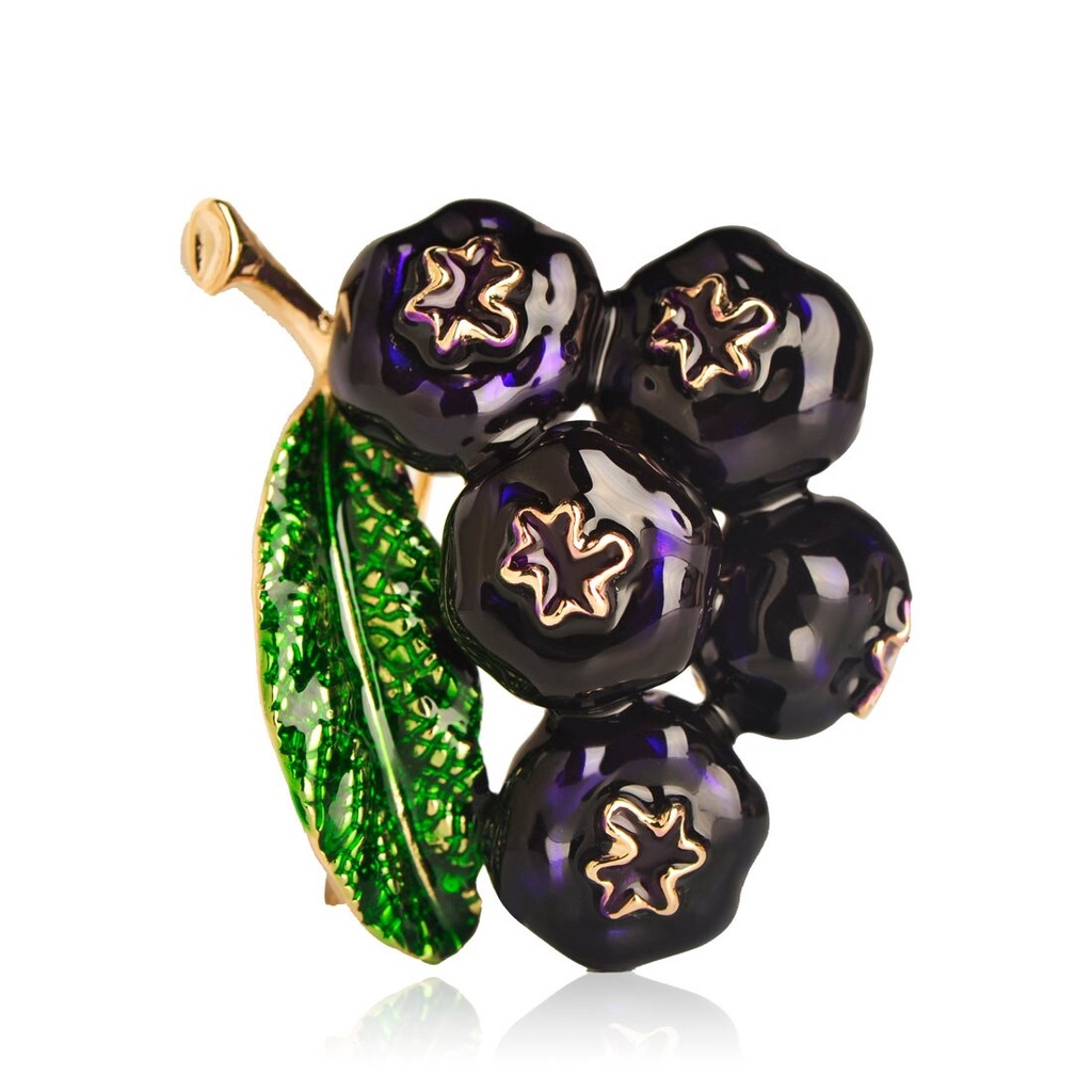 Ghim cài áo hình trái cây thiết kế độc đáo nhiều màu sắc thời trang