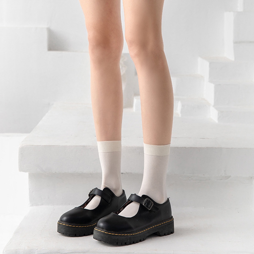 Vớ Nylon Cổ Cao Thấm Hút Mồ Hôi Tốt Thích Hợp Sử Dụng Hàng Ngày Cho Nữ