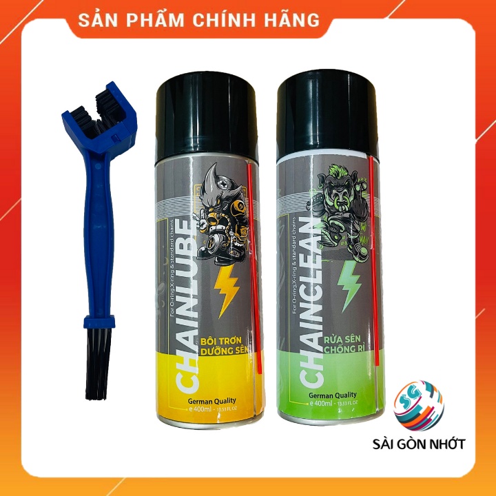 [TẶNG BÀN CHẢI+FREESHIP] Combo Xịt dưỡng sên + Xịt vệ sinh sên SPRAYKING 400ML