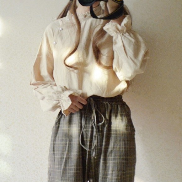 Áo Sơ Mi Cổ 3p Cúc Chéo Tay Bèo Thô Đũi Siêu Xinh Freesize<60kg - A.091 | BigBuy360 - bigbuy360.vn