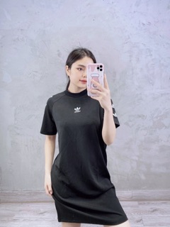 Váy Adidas đen logo tay[full tag code]