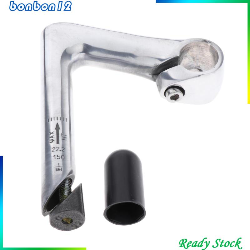 Pô tăng cổ ngỗng 22.2mm 1  màu bạc cho xe đạp thể thao