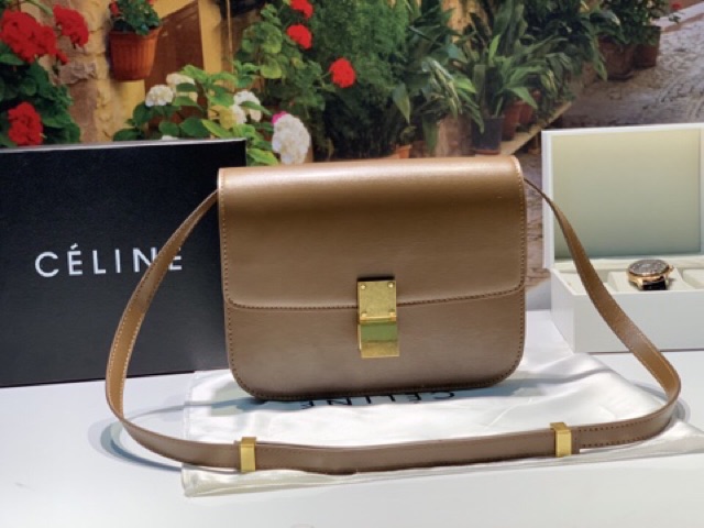 Túi ciline màu nâu bò