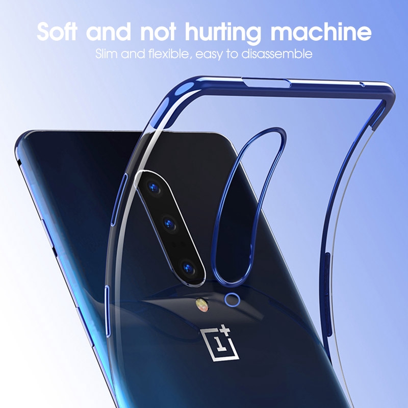 Ốp TPU mềm mạitrong suốt cho OnePlus 7 Pro 5 5t