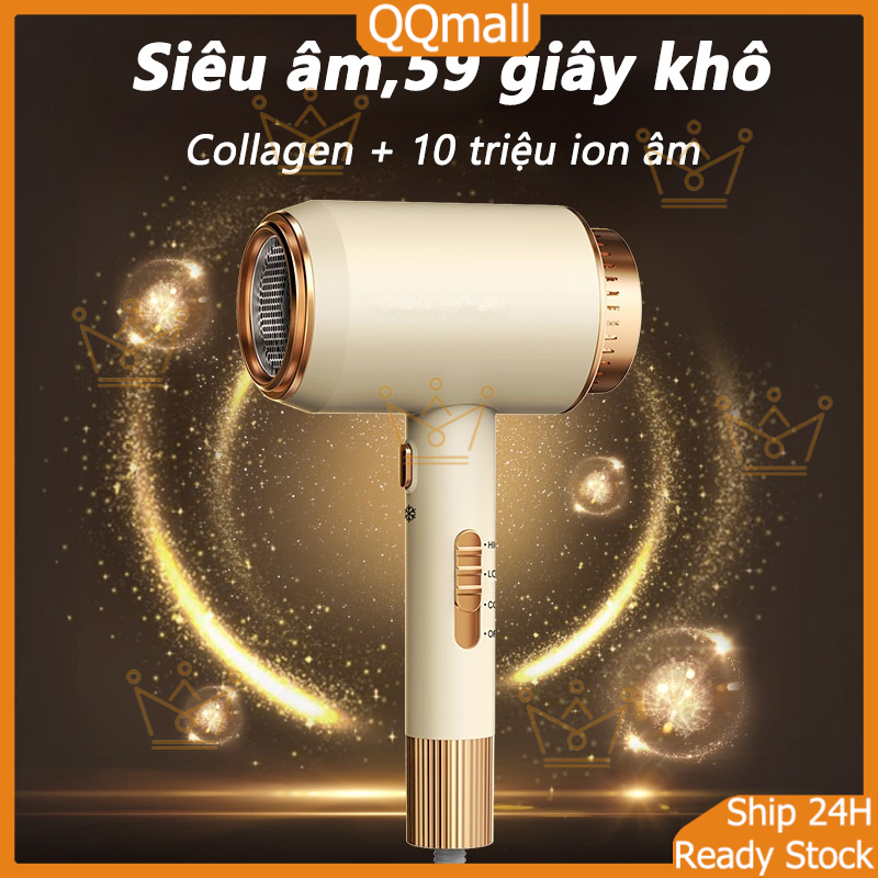 Máy Sấy Tóc Cao Cấp Không Làm Hư Tóc, Máy Sấy Tóc Công Suất Lớn Tạo Kiểu Chính Hãng