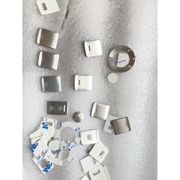 Ốp Phím Nút nhôm xe Mazda 3 2017-2019 phay  Phụ kiện trang trí dán 2016 2018