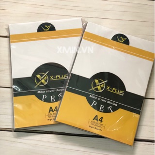 Bìa bóng kính trong suốt (Mika) nhựa PET chịu nhiệt cao cấp.