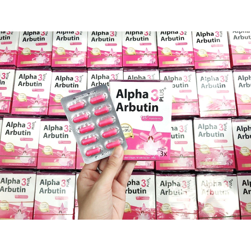 Viên Kích Trắng Alpha Arbutin 3 Plus Tháilan