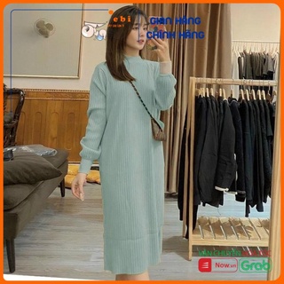 Váy bầu mùa đông - đầm bầu thời trang chất len tăm ấm áp BN62 - Jebi