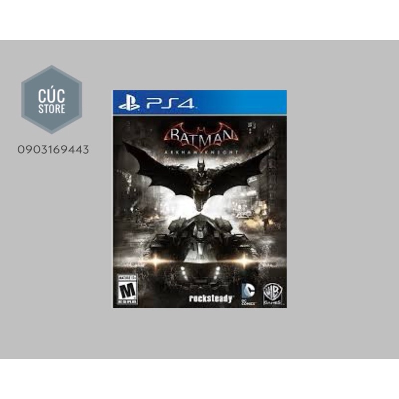 Đĩa chơi game PS4: Batman Arkham Knight