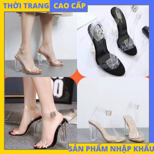 GIÀY CAO GÓT QUẤN DÂY TRONG SUỐT  9 PHÂN MS -[HÀNG VNXK]_[CÓ ẢNH THẬT] [HÀNG CAO CẤP]